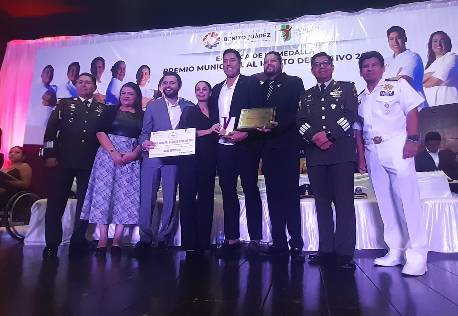 Lo mejor del deporte de Cancún fue condecorado esta noche