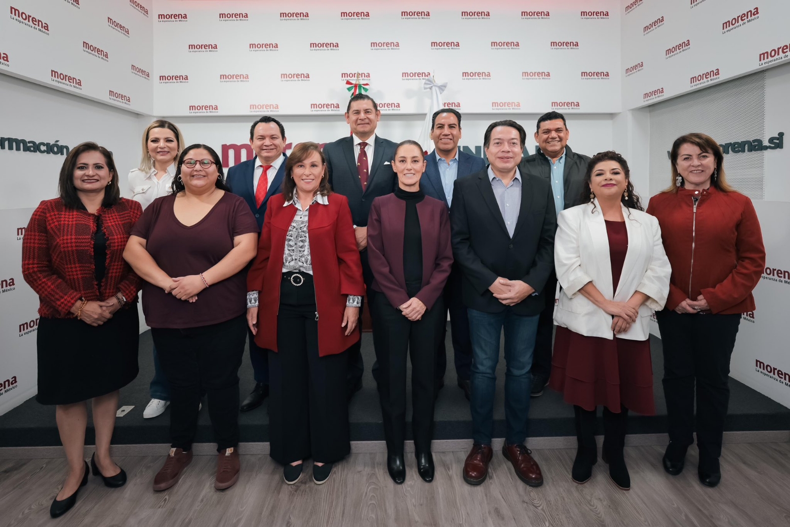 Joaquín Díaz Mena se reúne con Claudia Sheinbaum y los Coordinadores de Defensa de la 4T