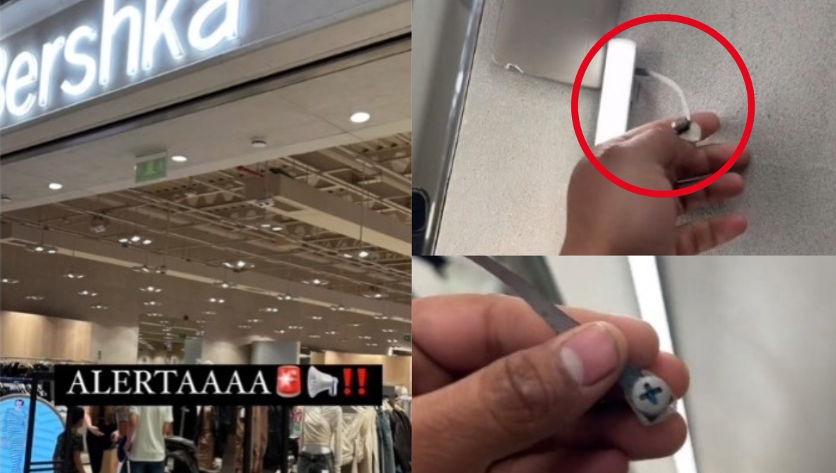 Exhiben a tienda de ropa Bershka en Culiacán por tener cámaras ocultas en probadores: VIDEO