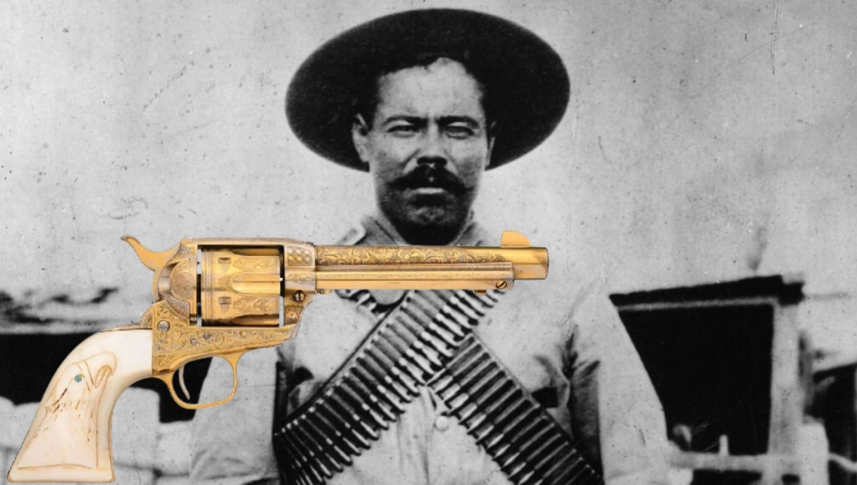 El revólver de oro que perteneció al Pancho Villa será subastada en diciembre