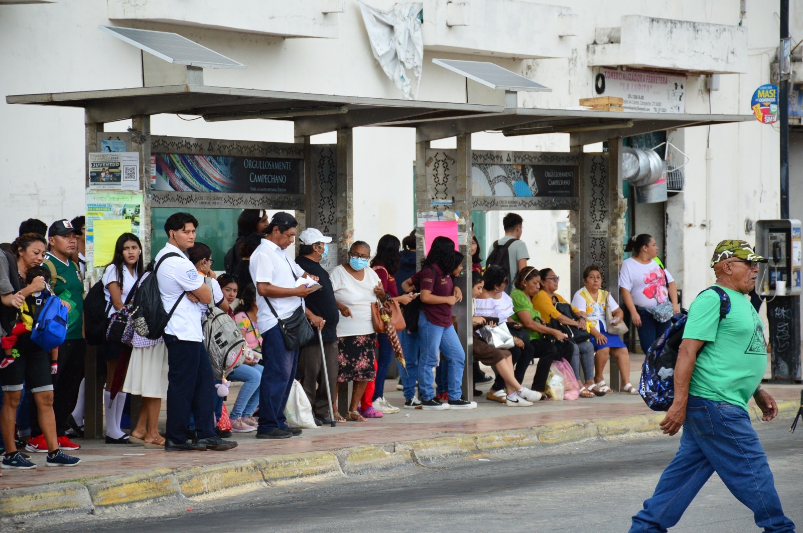 El pago por camión sería de 10 pesos por persona en Campeche