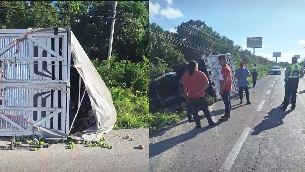 Alrededor de las 16:00 horas, el percance se suscitó, cuando el conductor estaba cerca de Punta Maroma.