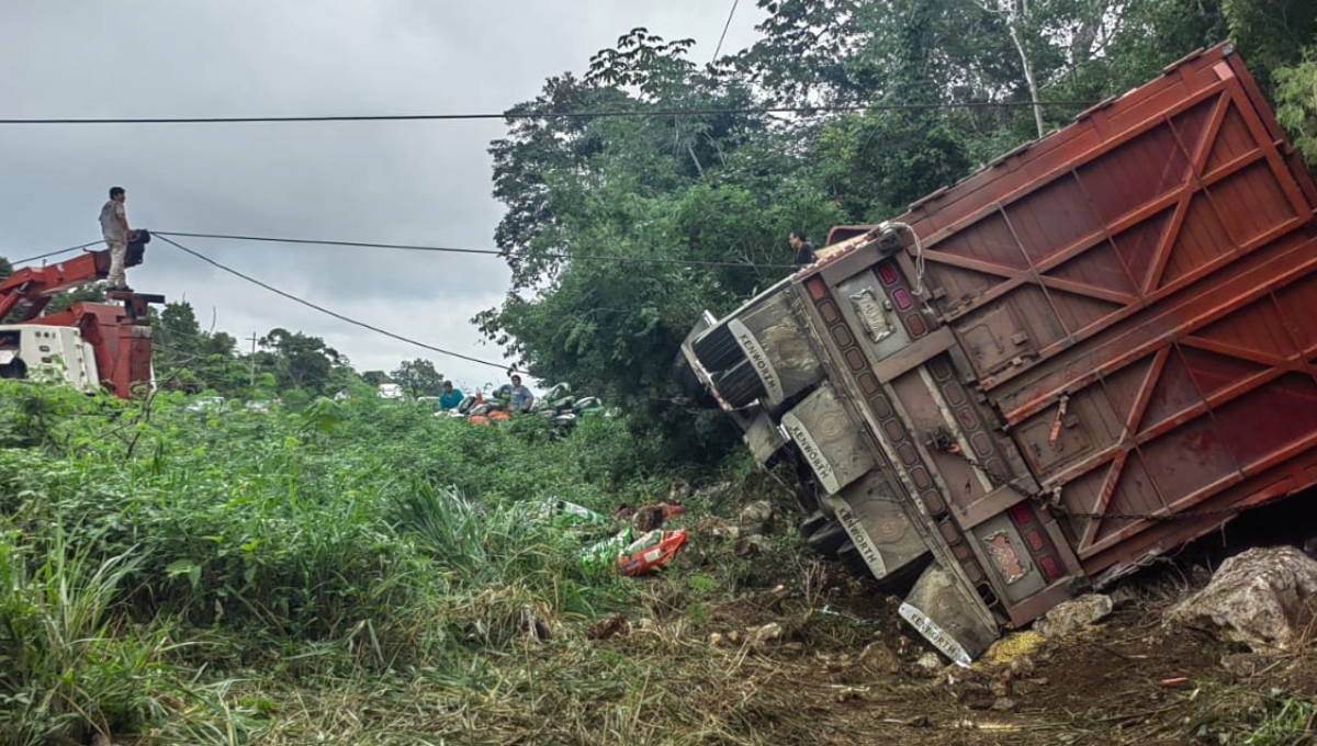 Los hechos se registraron en el kilómetro 169 + 900 de la carretera federal 307