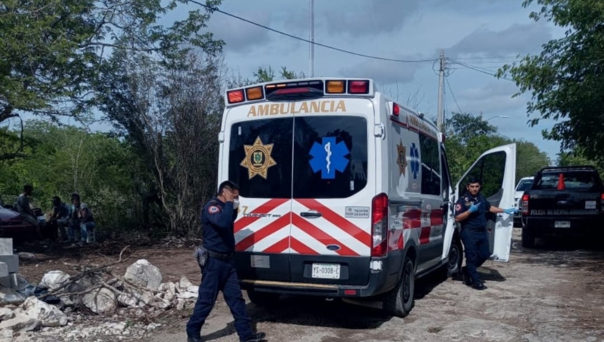 Colapso de un techo deja dos albañiles lesionados en Flamboyanes, Progreso