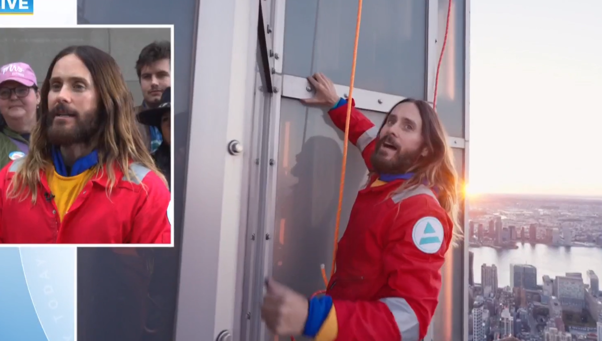 Jared Leto escala el Empire State Building para anunciar su próxima gira: Era un sueño