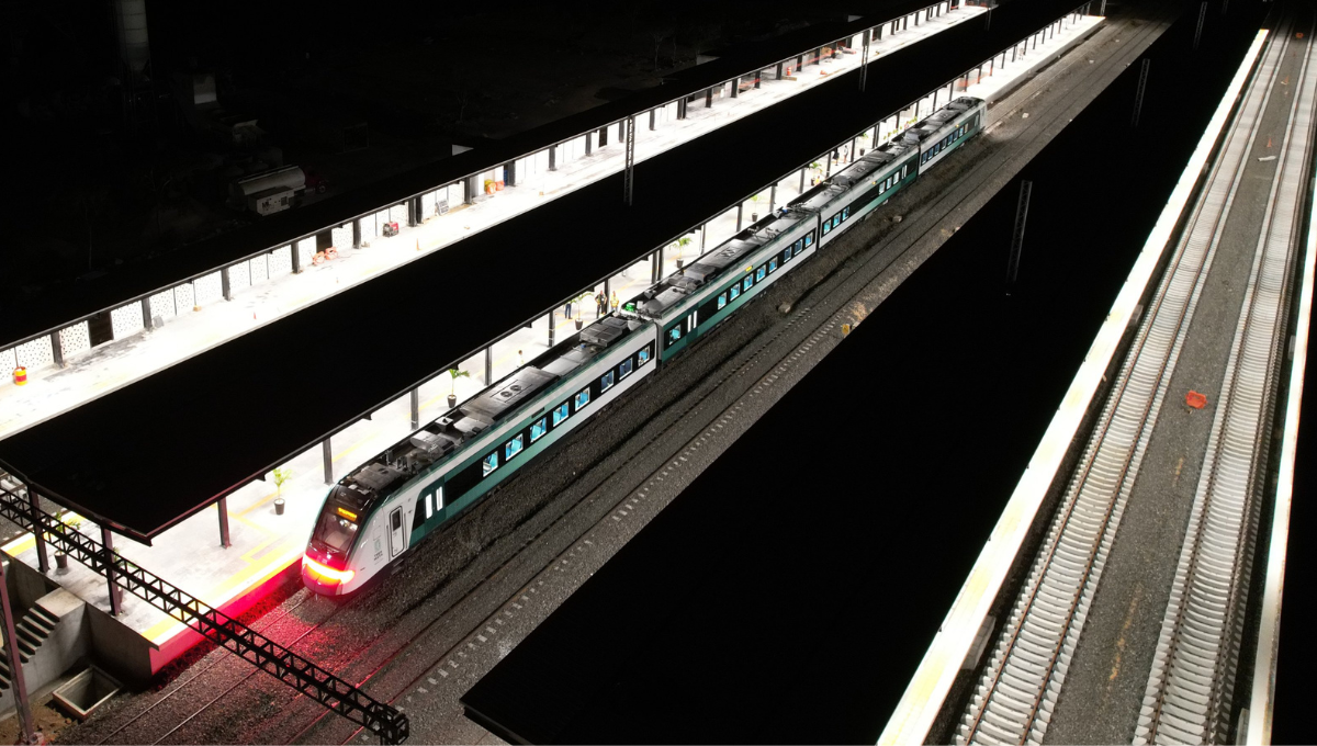 Tren Maya realiza pruebas en el tramo de la ruta Cancún-Valladolid: VIDEO