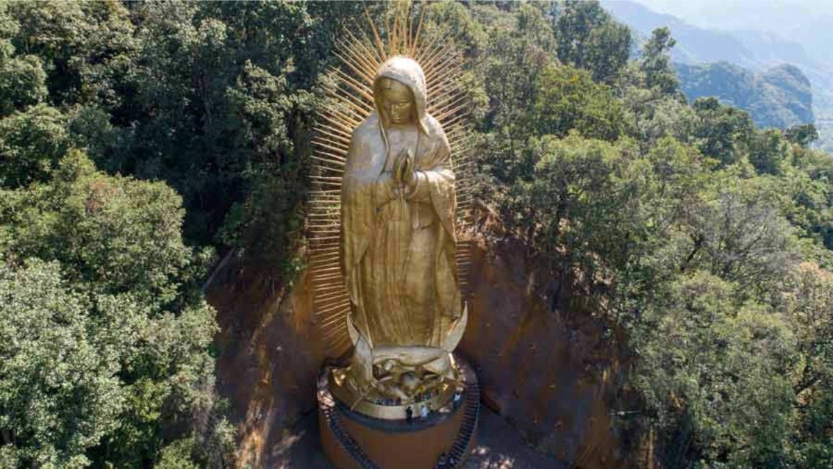 ¿Dónde se ubica la Virgen de Guadalupe más grande del del mundo?