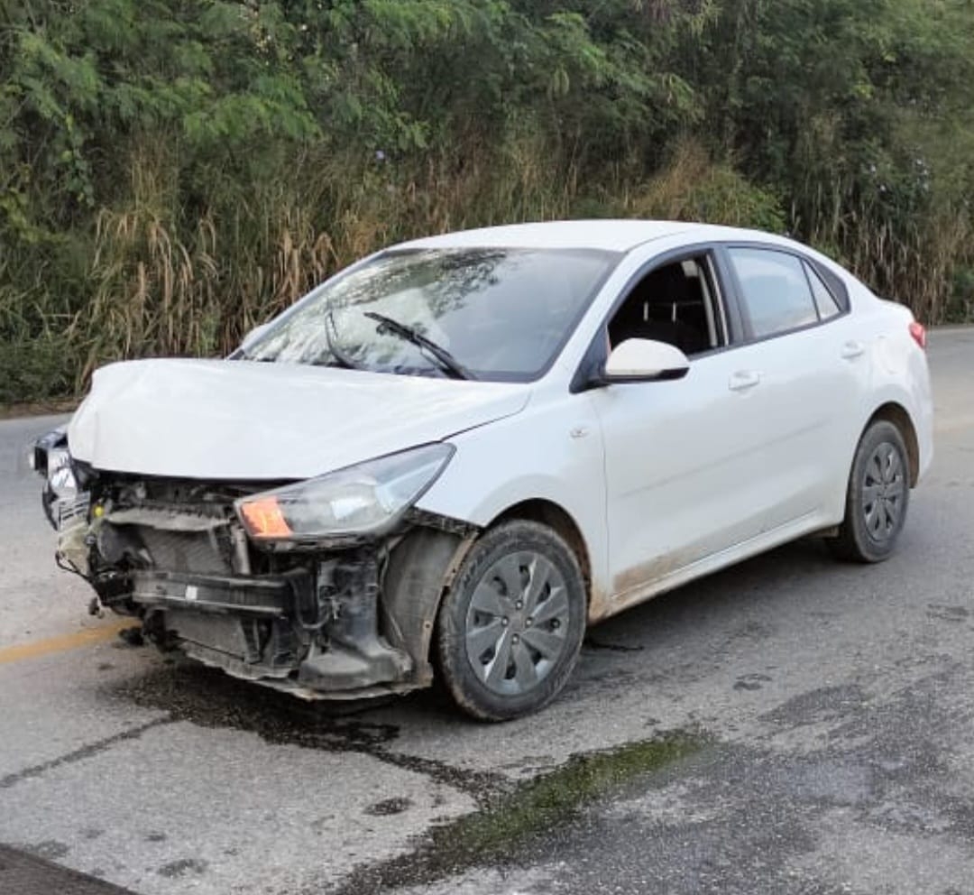 No se reportaron personas lesionadas en el accidente