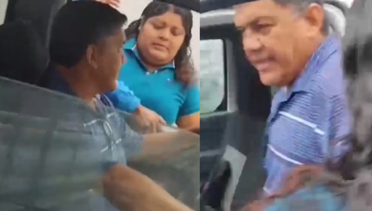 Funcionaria del Ayuntamiento y su esposo agreden a manifestantes en Ciudad del Carmen: VIDEO