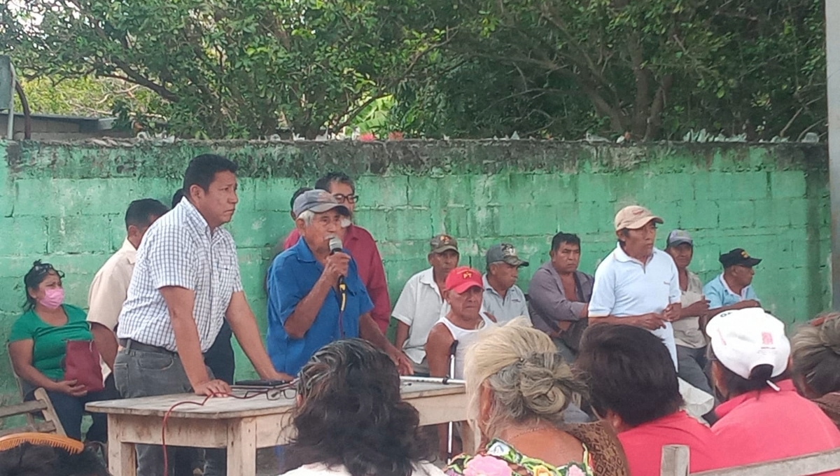 Campesinos de Pomuch acusan al Comisario Ejidal de desvió de recursos del Fonatur