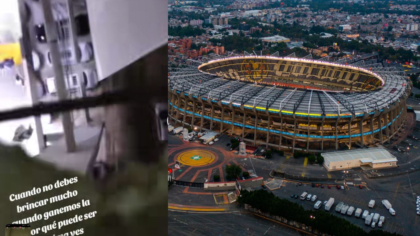 Exhiben estado actual de las gradas del Estadio Azteca: "¡Se va a caer!"