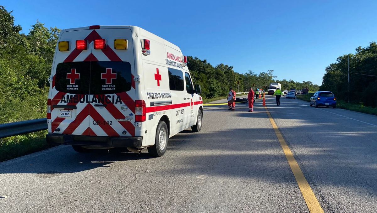 Muere motociclista en el 'tramo de la muerte' de Felipe Carrillo Puerto