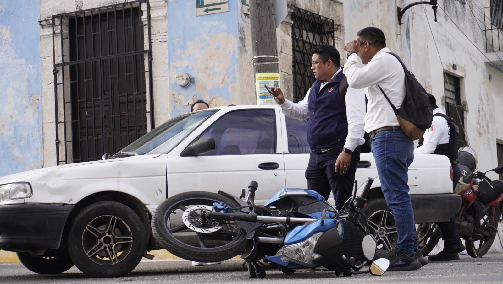 El accidente ocurrió en la conocida "Esquina de la Estrella" por sus cruzamientos