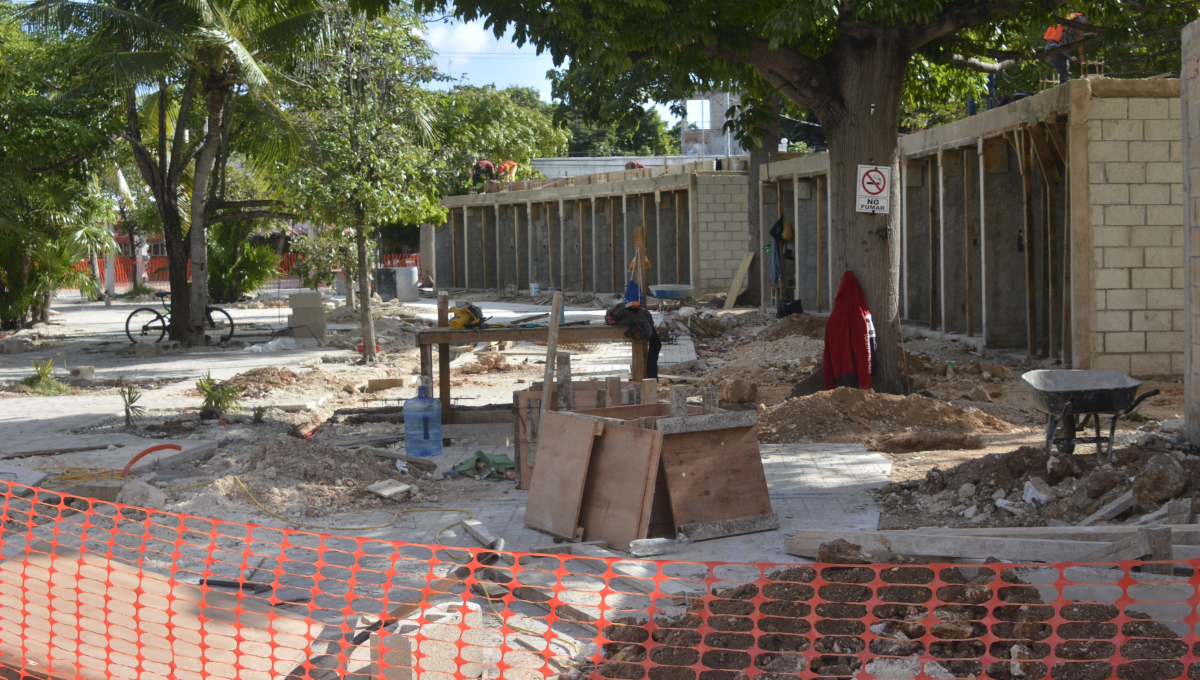 Vecinos de Cancún denuncian 'tortuguismo' en la remodelación del Parque de Las Palapas