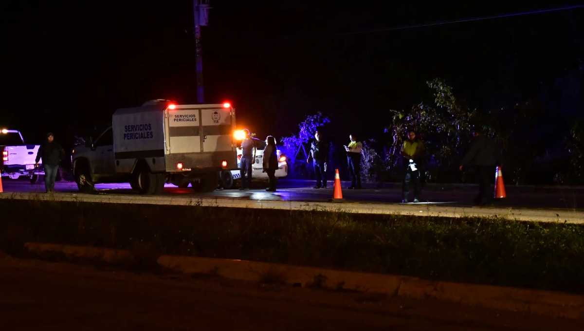 Muere hombre atropellado en la carretera federal 307 de Puerto Morelos