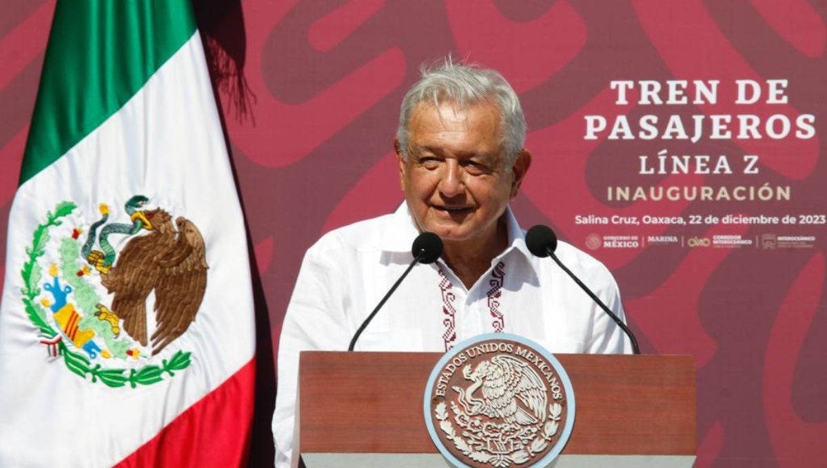 El Presidente de la República, Andrés Manuel López Obrador inauguró este viernes el Tren del Istmo que conectará Salina Cruz con Coatzacoalcos