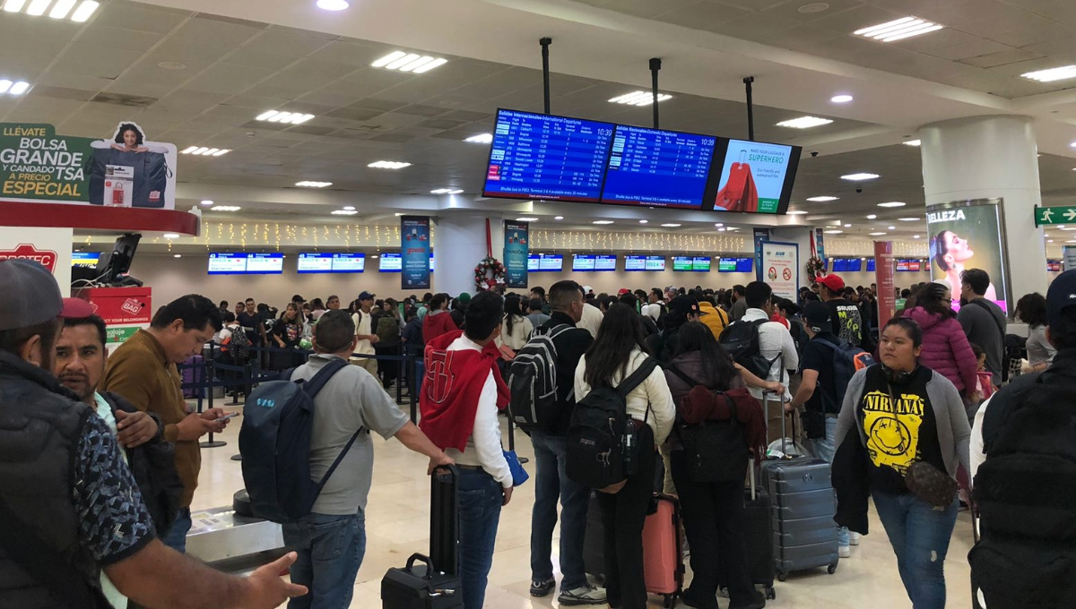 Más de 500 operaciones hoy viernes en le Aeropuerto Internacional de Cancún