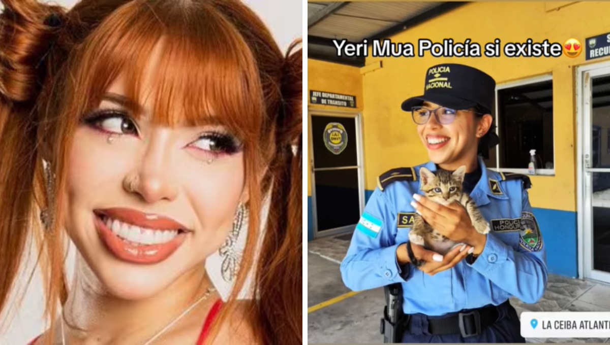 La oficial de policía se llama Danna Santos