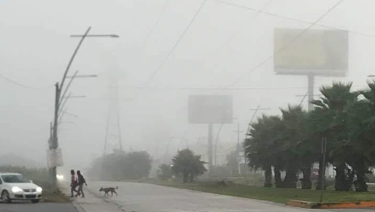 Frente Frío Número 19 provoca bancos de niebla en la zona Sur de Cancún