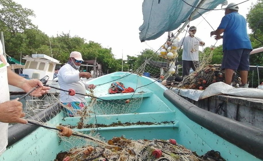 Los hombres de mar esperan aprovechar la bonanza que habrá hoy y mañana, pues el jueves llegará un nuevo frente frio a las costas de Quintana Roo