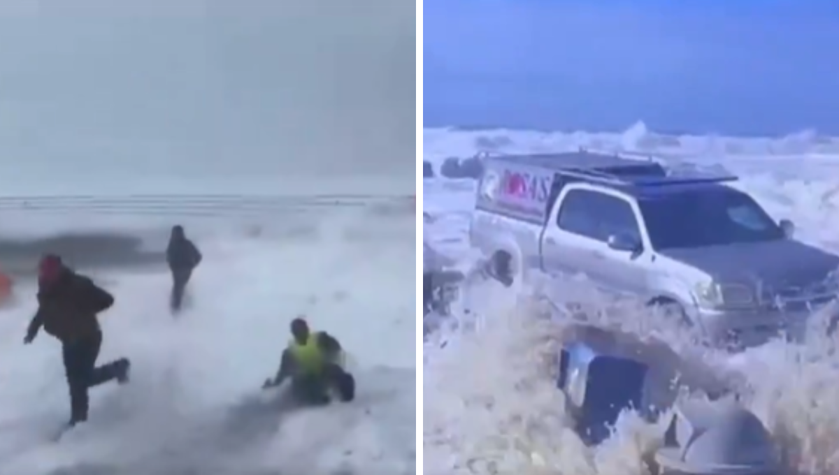 Olas gigantes azotan las costas de California; reportan ocho heridos: VIDEO