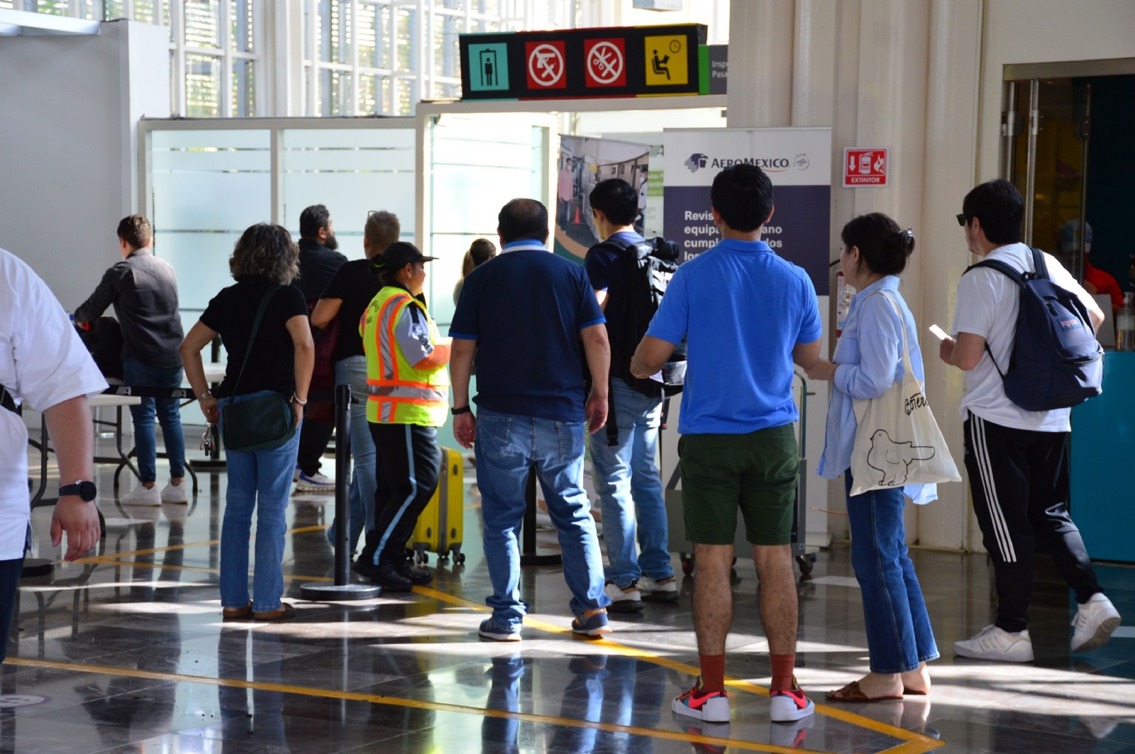 La Red de Aeropuertos y Servicios Auxiliares (ASA), de enero a noviembre de 2023, promedió movilidad de 97 mil 92 pasajeros