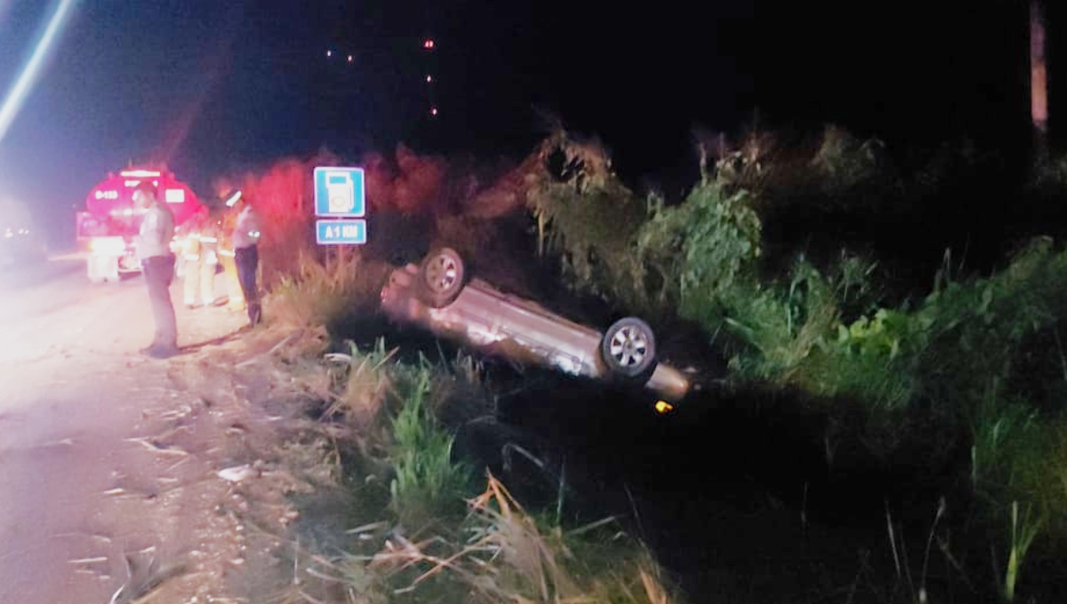 La unidad de carga que invadió el carril se dio a la fuga