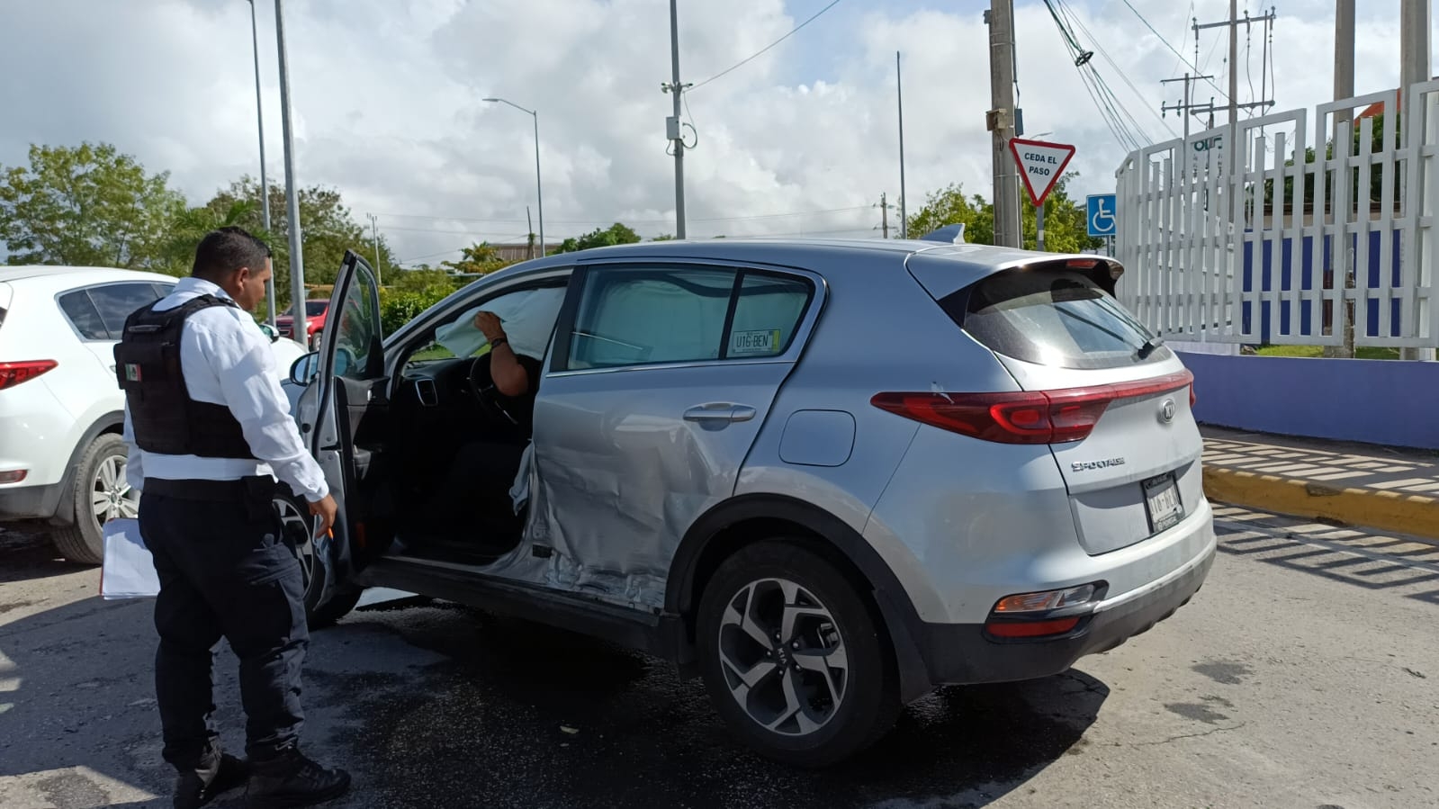 Al sitio sólo llegaron elementos de la Policía Estatal de Campeche