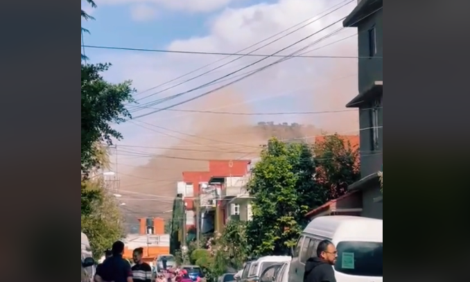 Sismo de magnitud 5.7 provoca que el volcán Xaltepec se desgaje en la CDMX