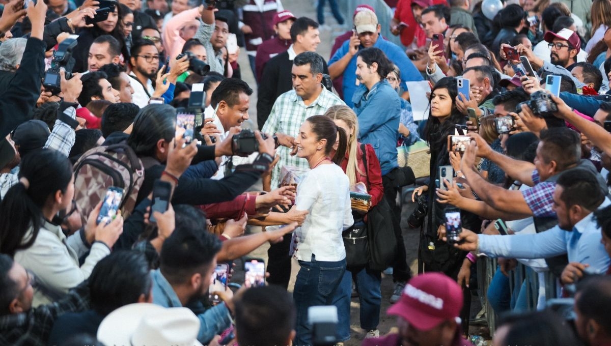 Claudia Sheinbaum subrayó en Amozoc, Puebla, la importancia de preservar el legado del presidente López Obrador