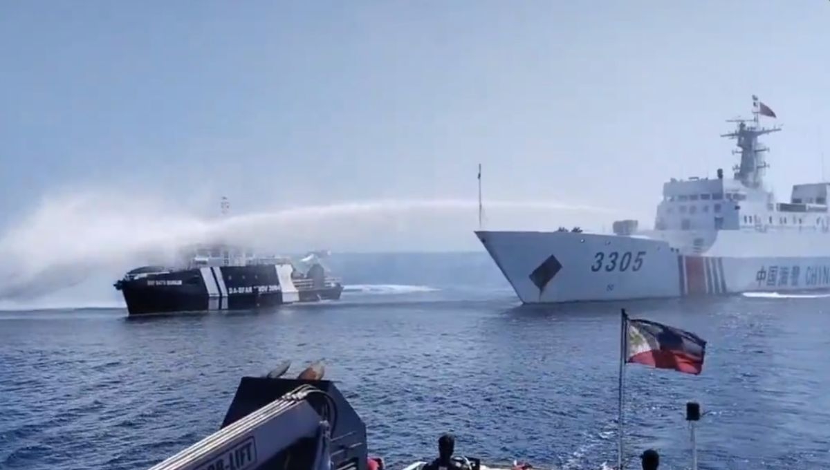 La Guardia Costera China atacó con cañones de agua a embarcaciones filipinas al considerar que ingresaron a aguas de su jurisdicción