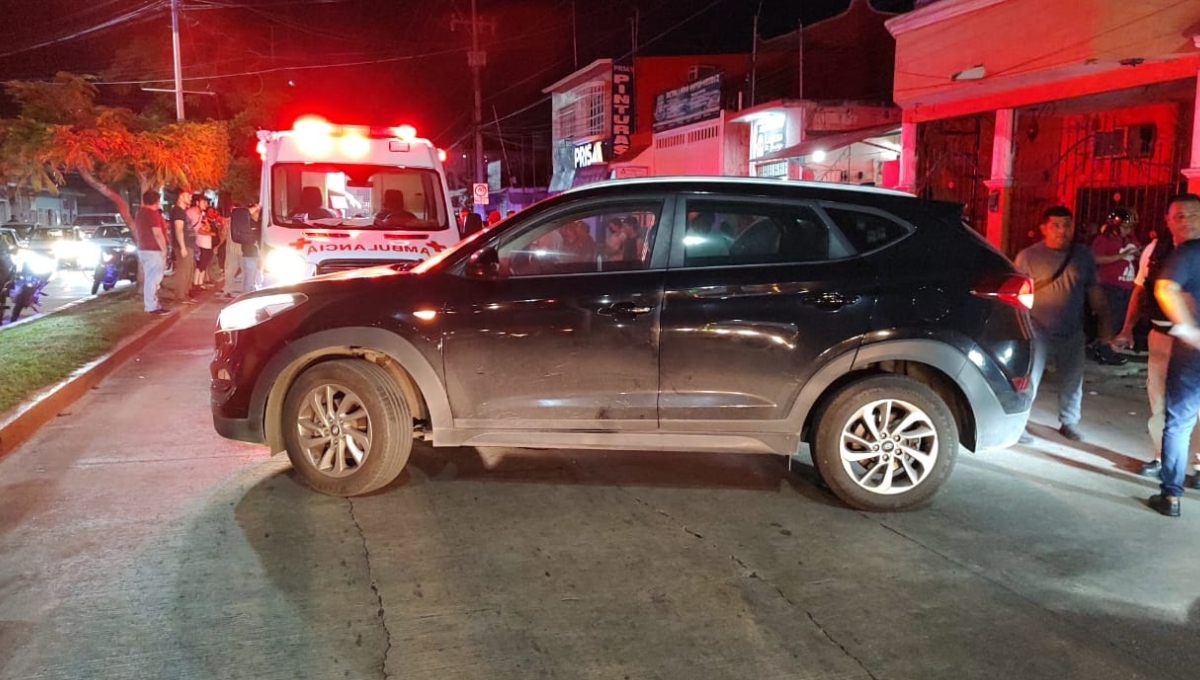 El hombre a borde de la moto cayó 15 metros después del lugar del accidente