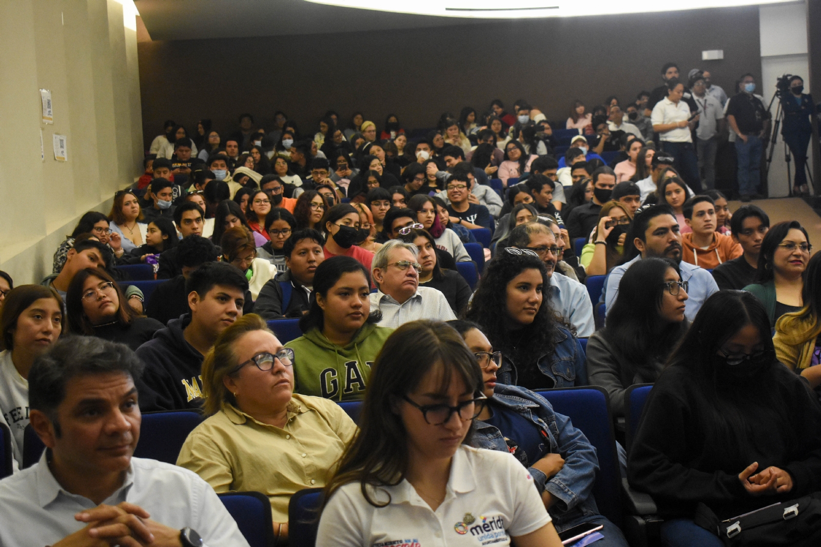 Los alumnos aprovecharon la visita del aAlcalde para exponer sus inconformidades