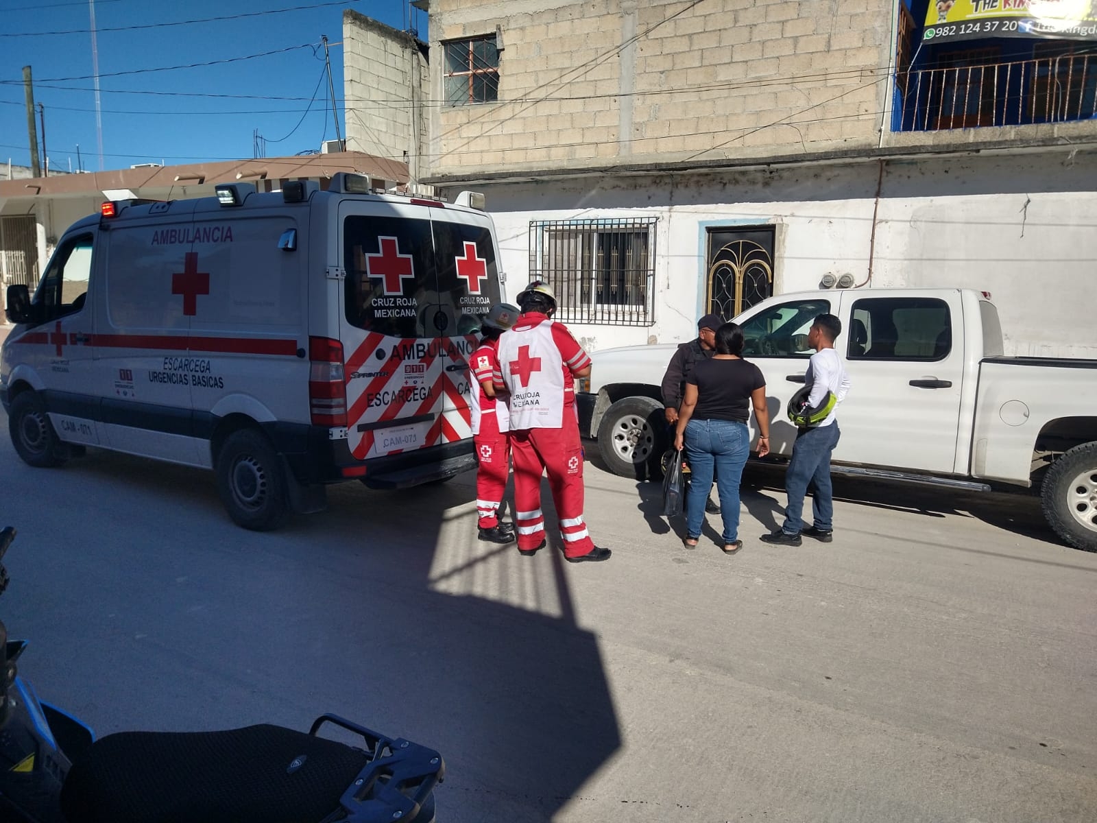 Conductor atropella a motociclista en Escárcega ; le otorga el 'perdón'