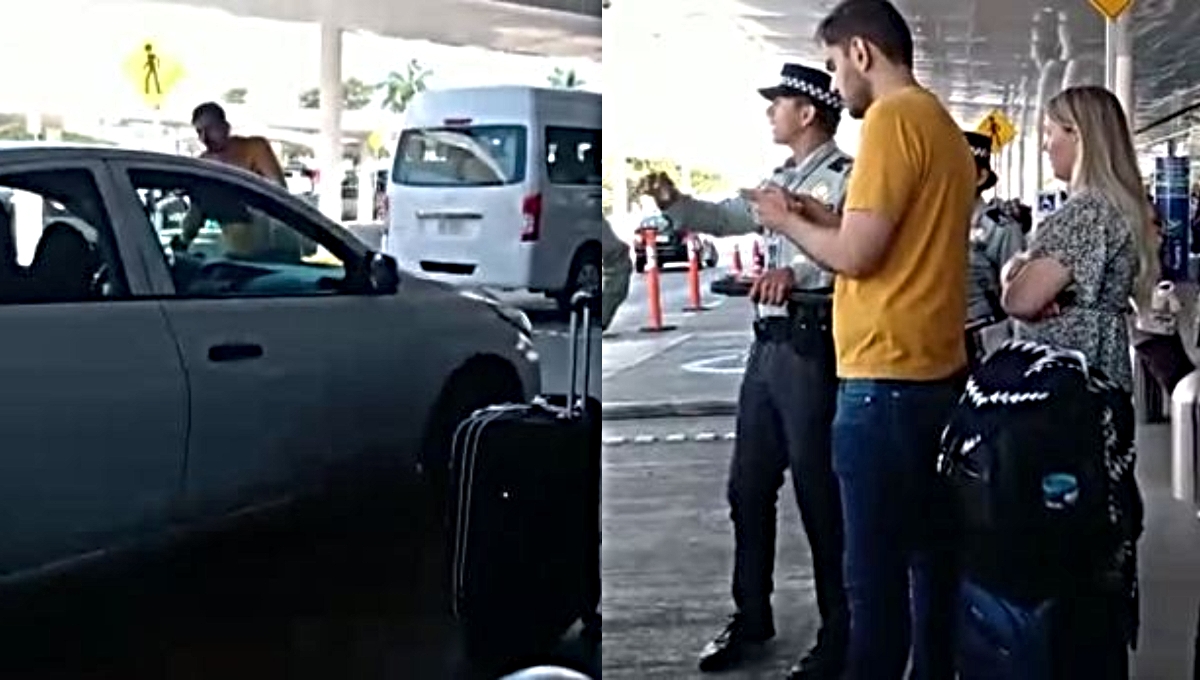 El turista desconocía que Uber no podía prestar el servicio en el aeropuerto de Mérida