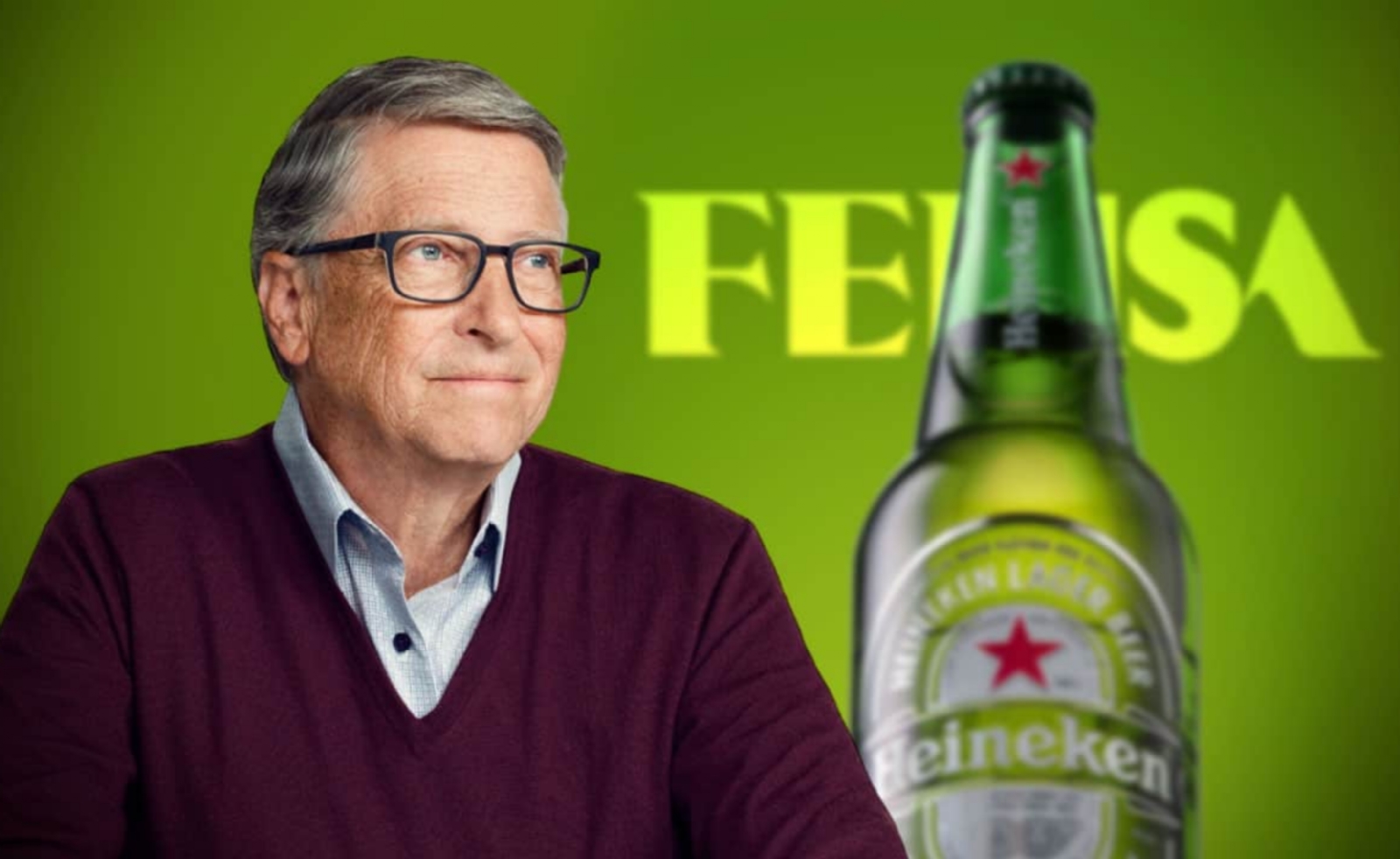 Bill Gates ahora es dueño del 3.76% de Heineken