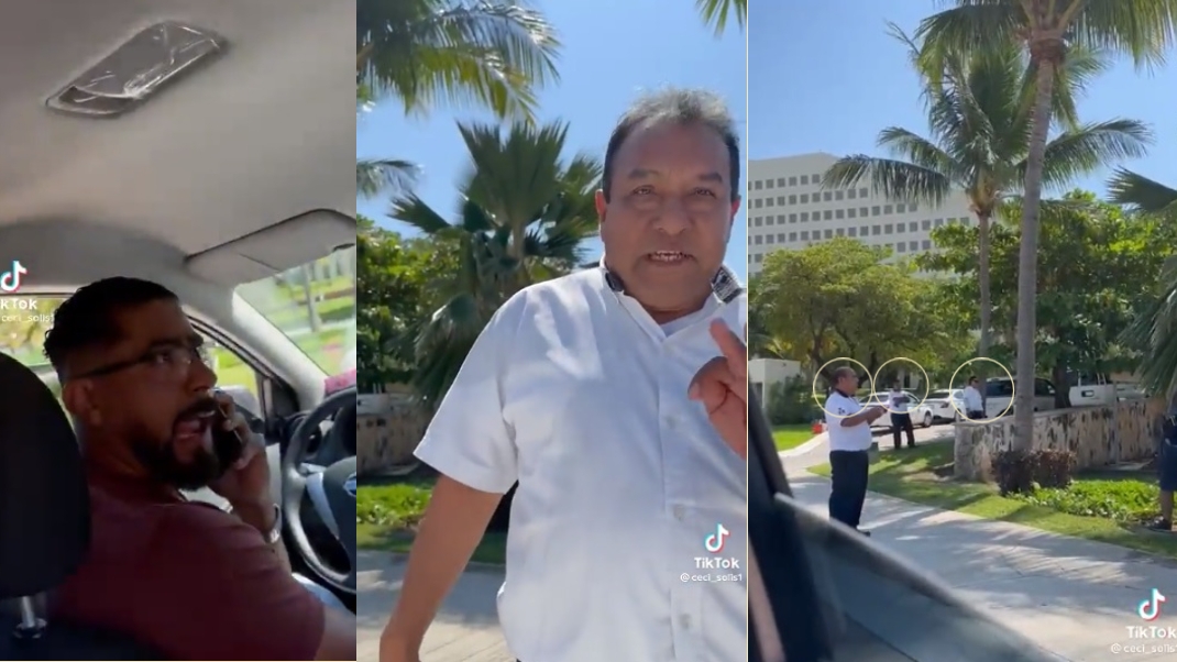 En montón, taxistas de Cancún intimidan a turistas por usar Uber: VIDEO