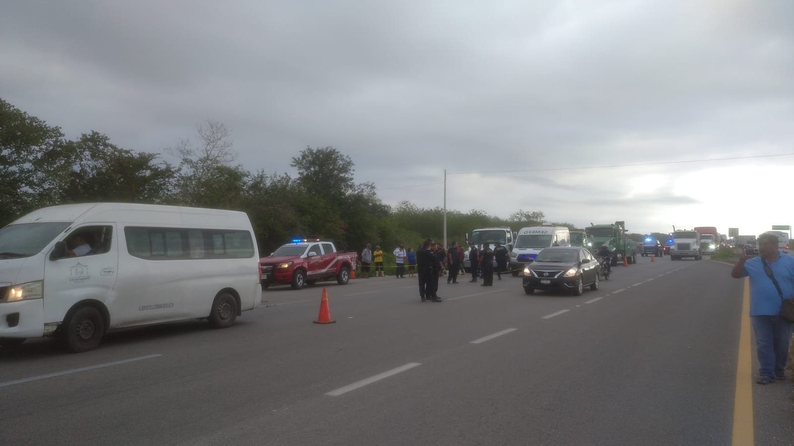 Identifican al hombre fallecido en el accidente de un camión en la vía Mérida-Cancún