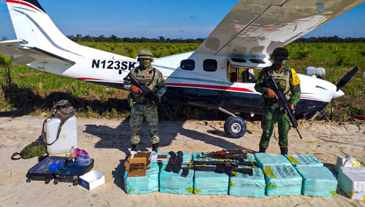 Se tuvieron diversas aeronaves decomisadas, así como el descubrimiento de pistas clandestinas en Campeche