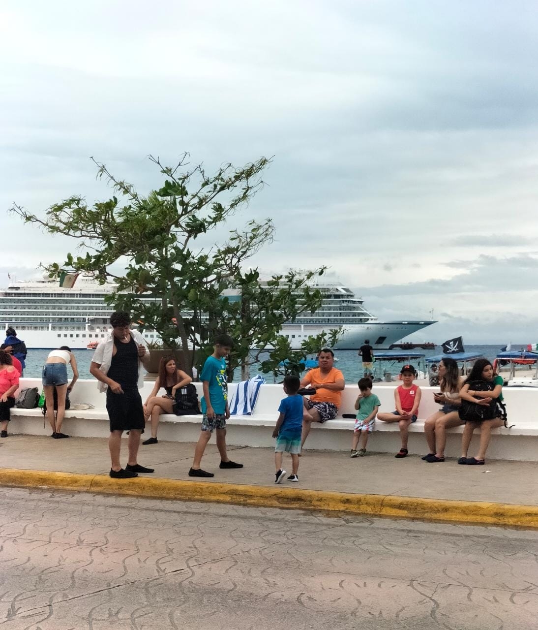 La lluvia se dejó sentir por un breve tiempo sin que arrojara inundaciones o afecciones en las calles de Cozumel