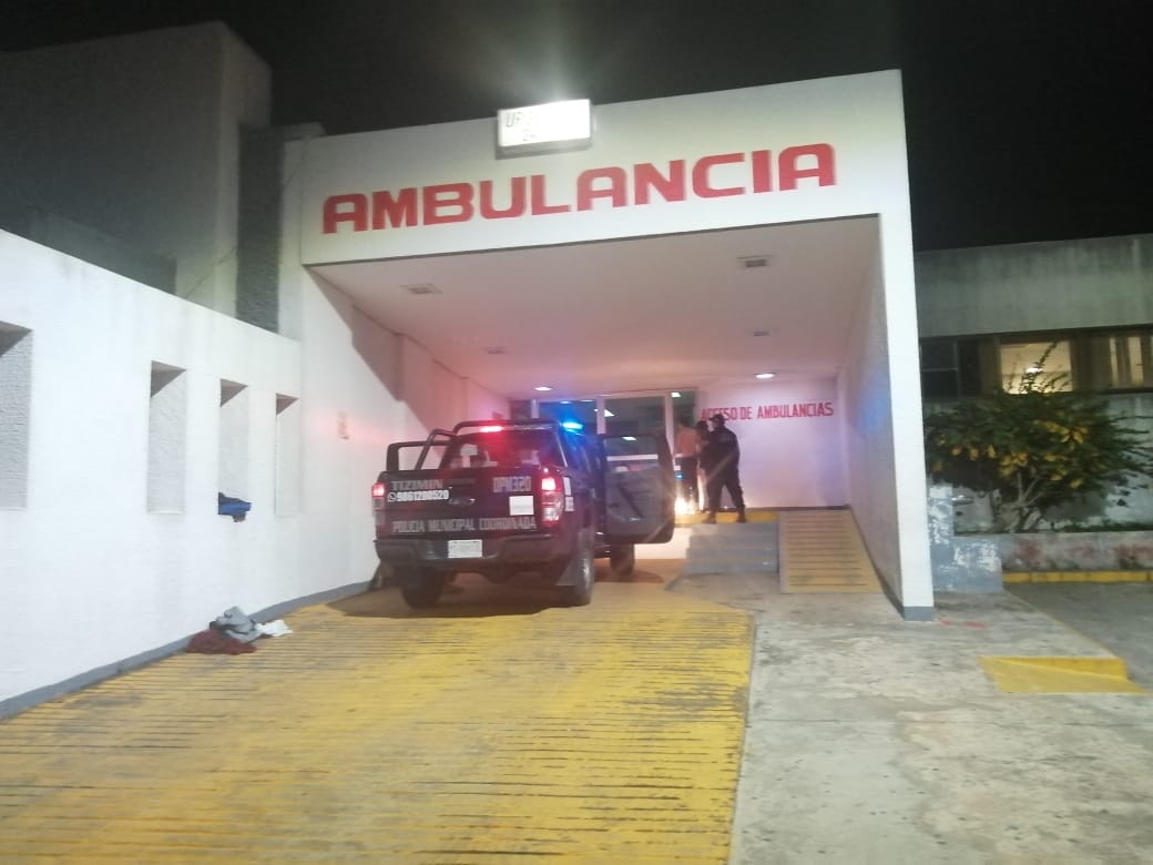 Tuvieron que trasladar al lesionado a la cabecera municipal hasta el Hospital General San Carlos para su atención médica