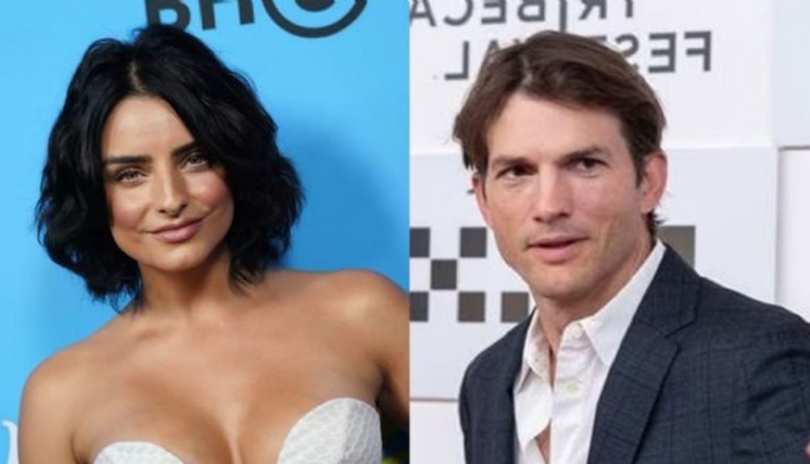 Aislinn Derbez coquetea con Ashton Kutcher