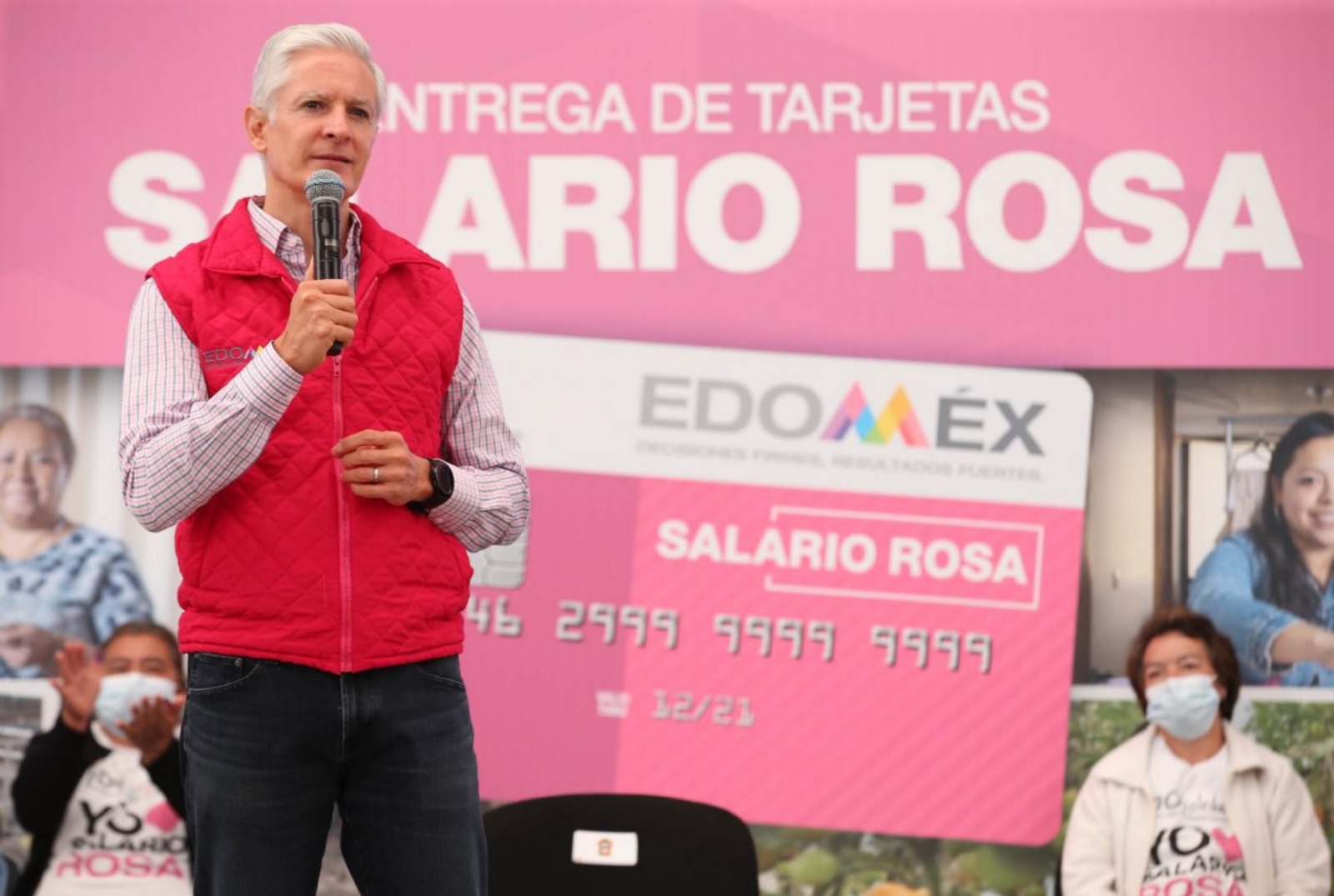 Más de 9 mil tarjetas de salario rosa fueron entregadas hoy