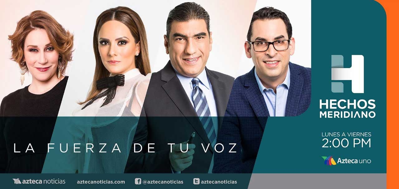 Siguen los cambios en Hechos Meridiano, te decimos quienes dejarían el programa. Foto: TV Azteca