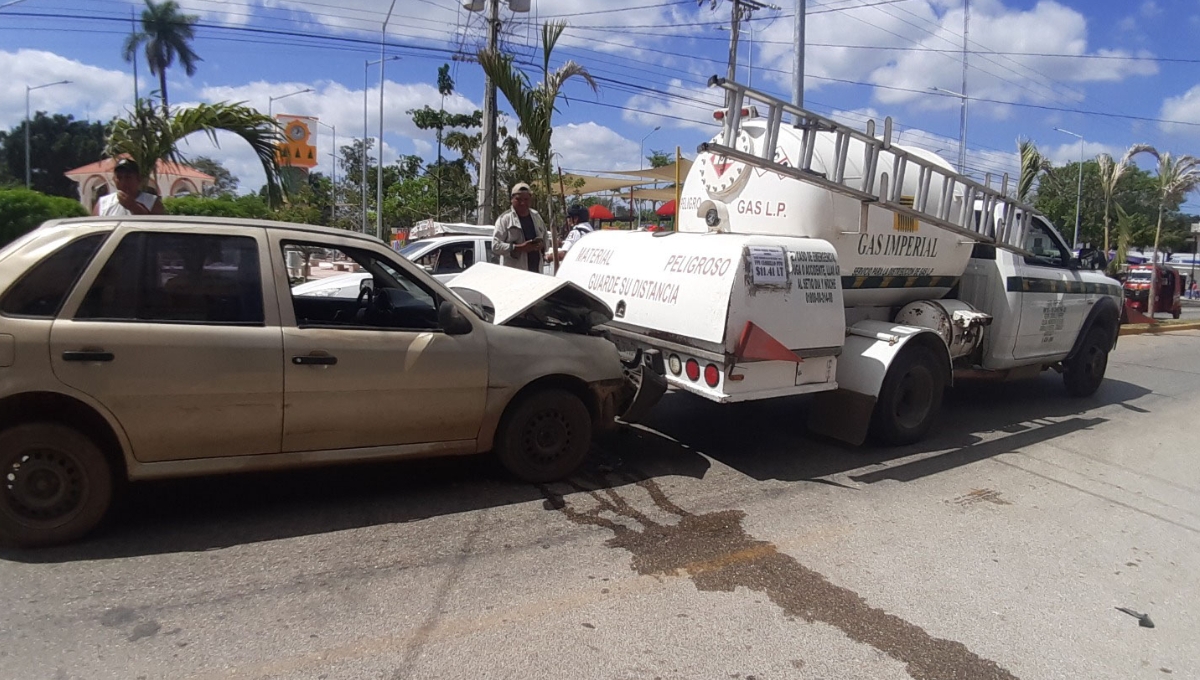 La gente que se encontraba en el lugar creyó que estallaría la pipa