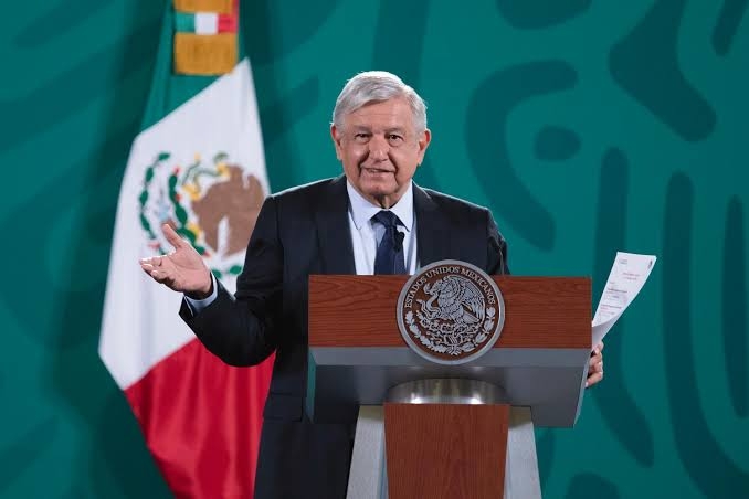 Presidente Andrés Manuel López Obrador en conferencia de prensa