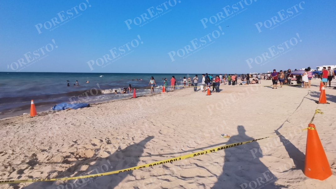 Hombre se ahoga en la playa de Progreso: EN VIVO