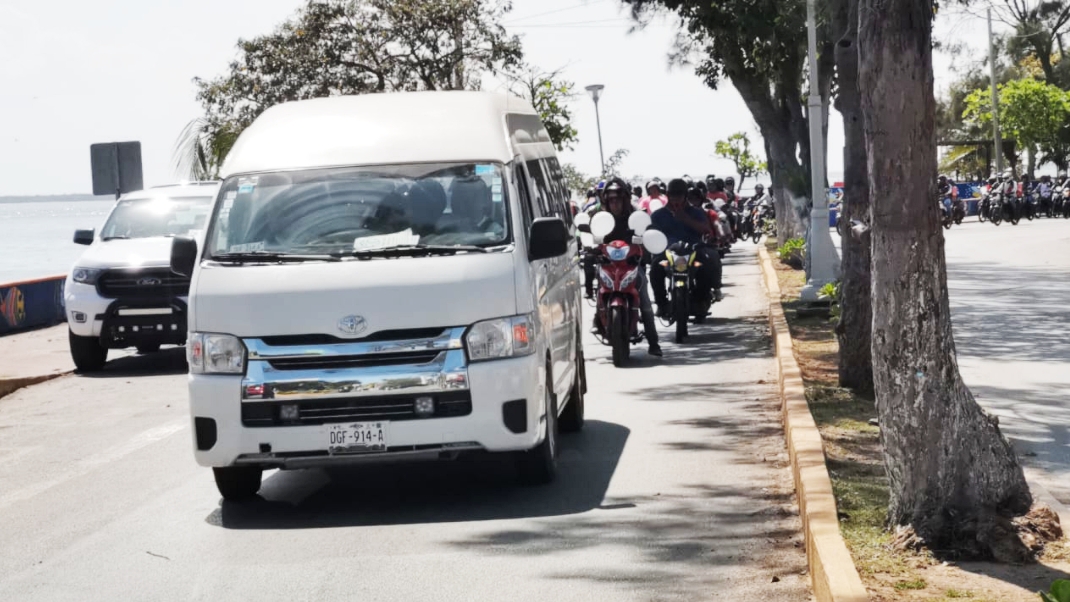 Despiden a Alonso, joven moto mandadito que murió en Ciudad del Carmen