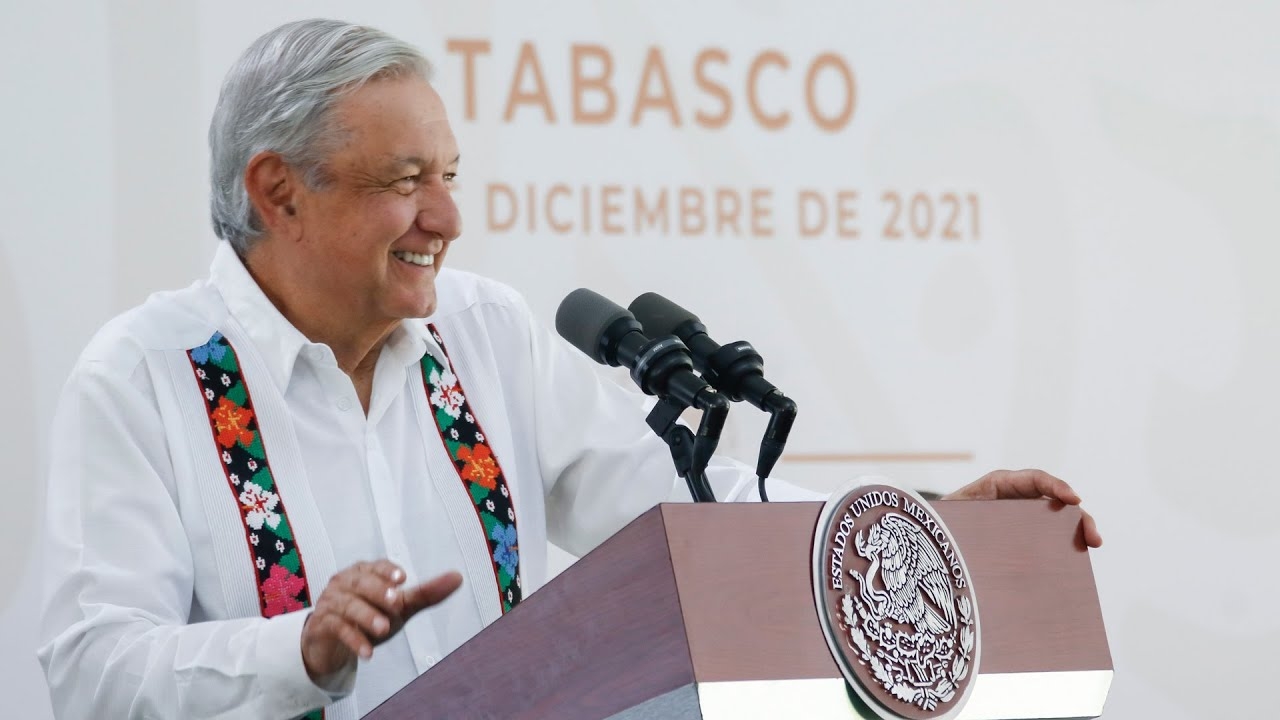 Conferencia matutina del presidente AMLO desde Tabasco
