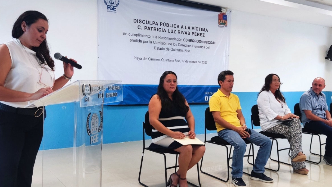 FGE pide perdón a ciudadana de Tulum por despojarla de su vivienda con violencia